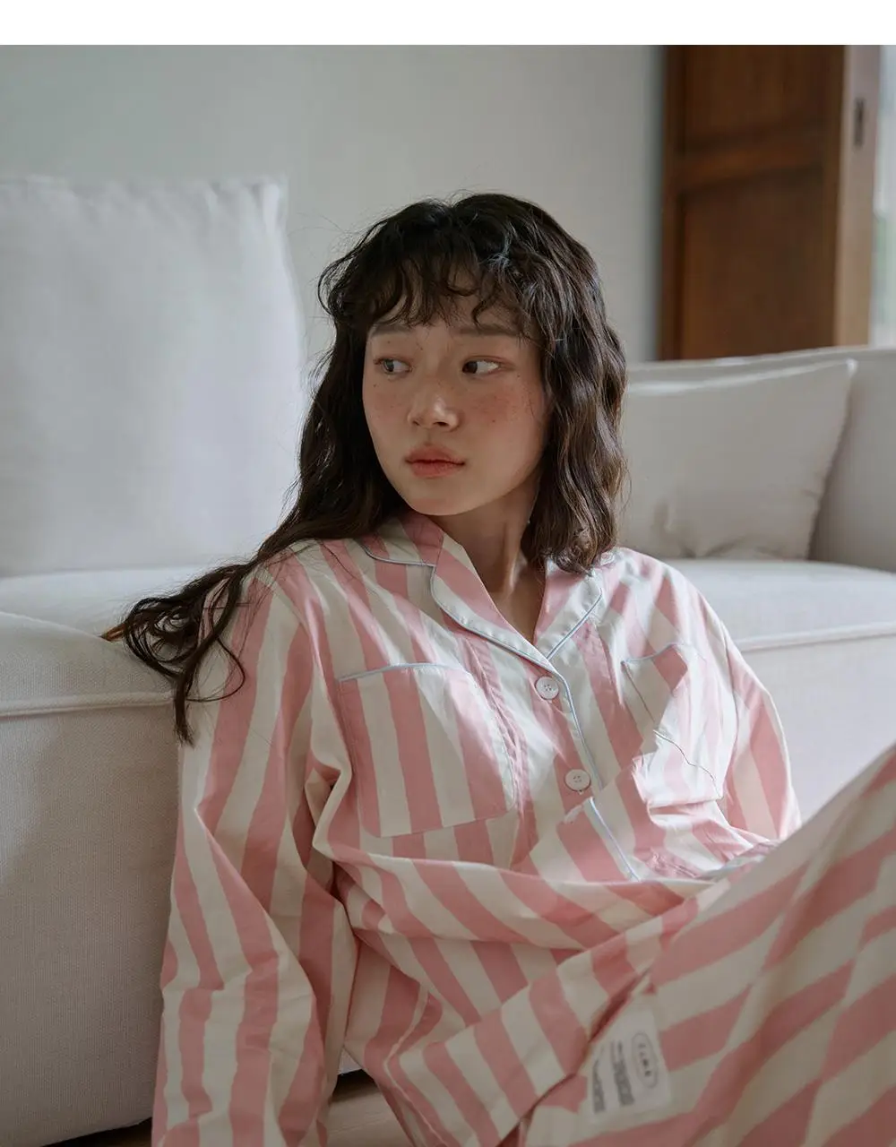 보웰 [BWTZ] 데이오프 고밀도 순면 100% 여성 파자마세트 로지스트라이프 상세페이지 3